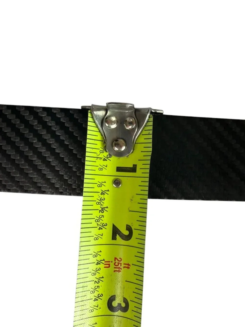 NIKE Golf Belt, Black, Carbon Fiber Textured, Genuine Leather. Size 32.   Chevro